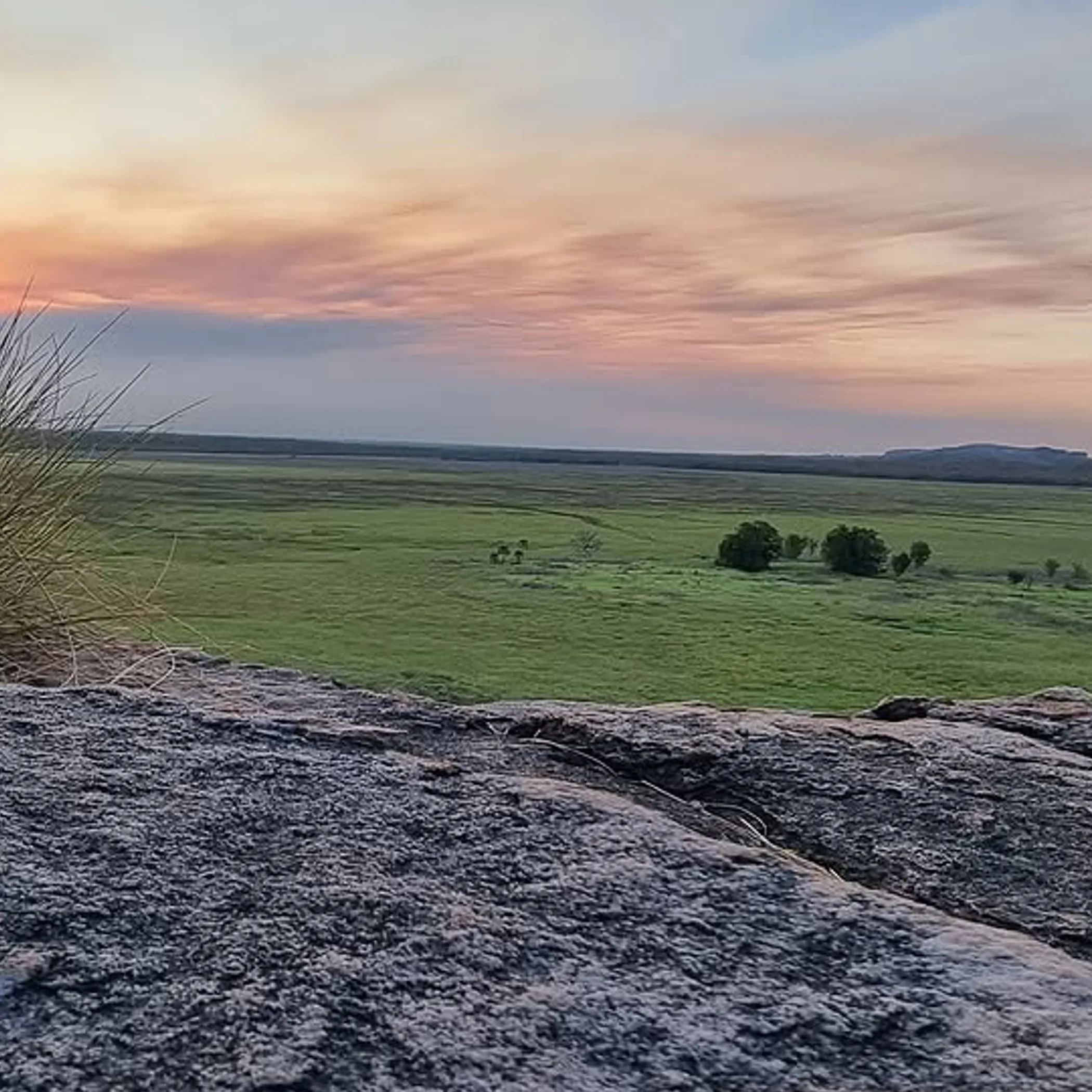 kakadu landscape at sunset