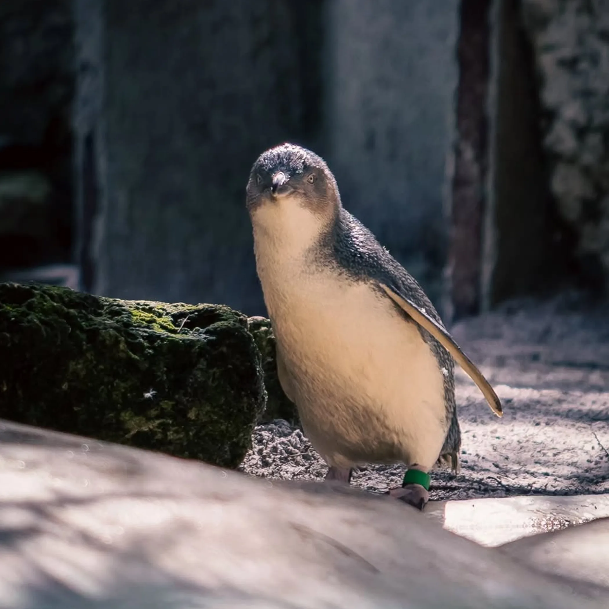 penguin during moulting season